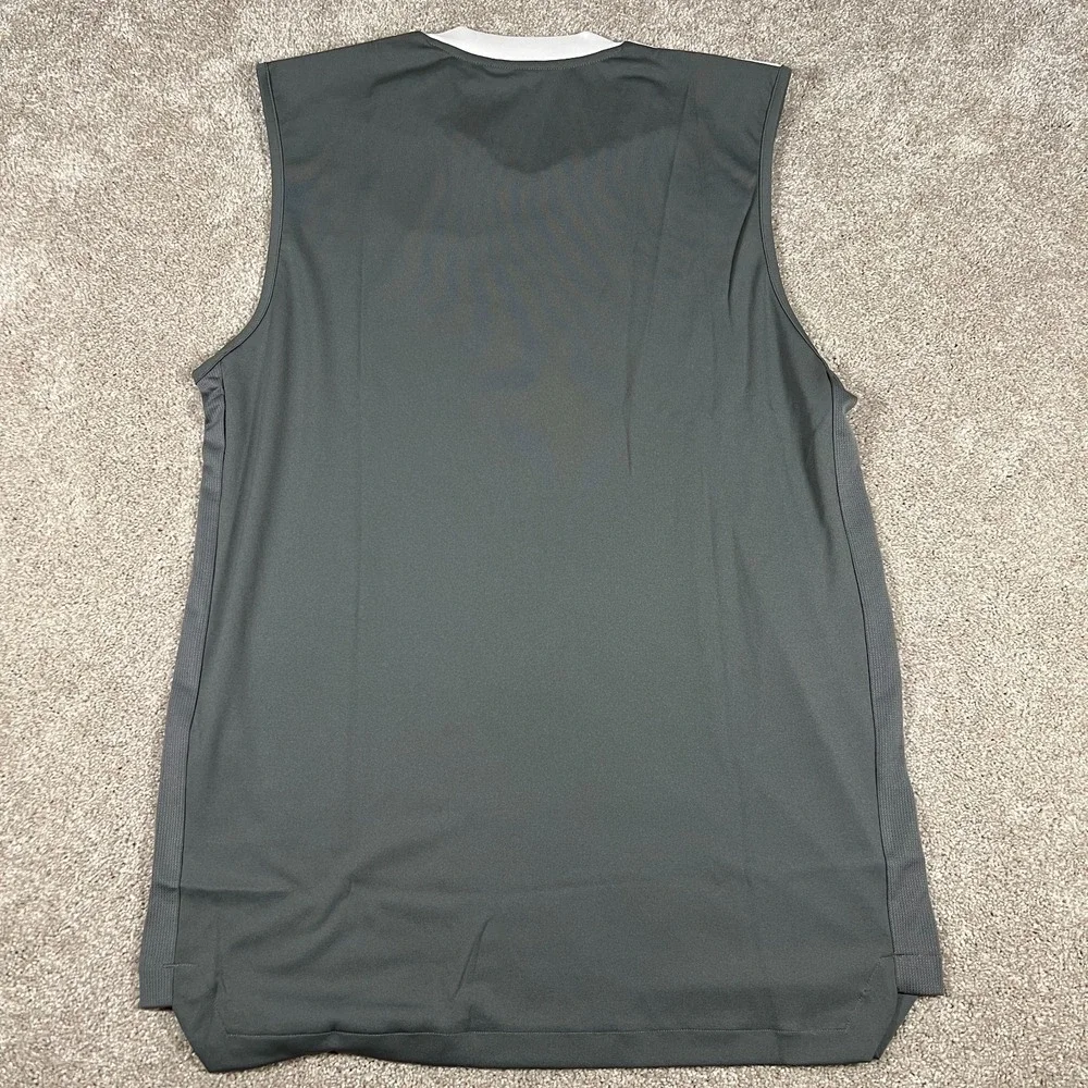 Adidas‎ Mens Size M Gray Primegreen Aeroready Sleeveless Performance Jersey NWT